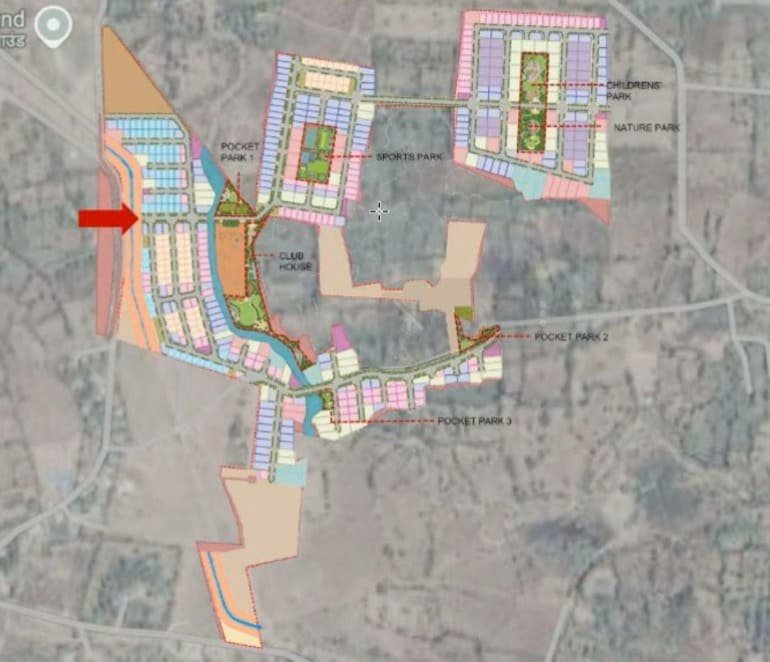 Arvind Uplands 3.0 Plot Plan